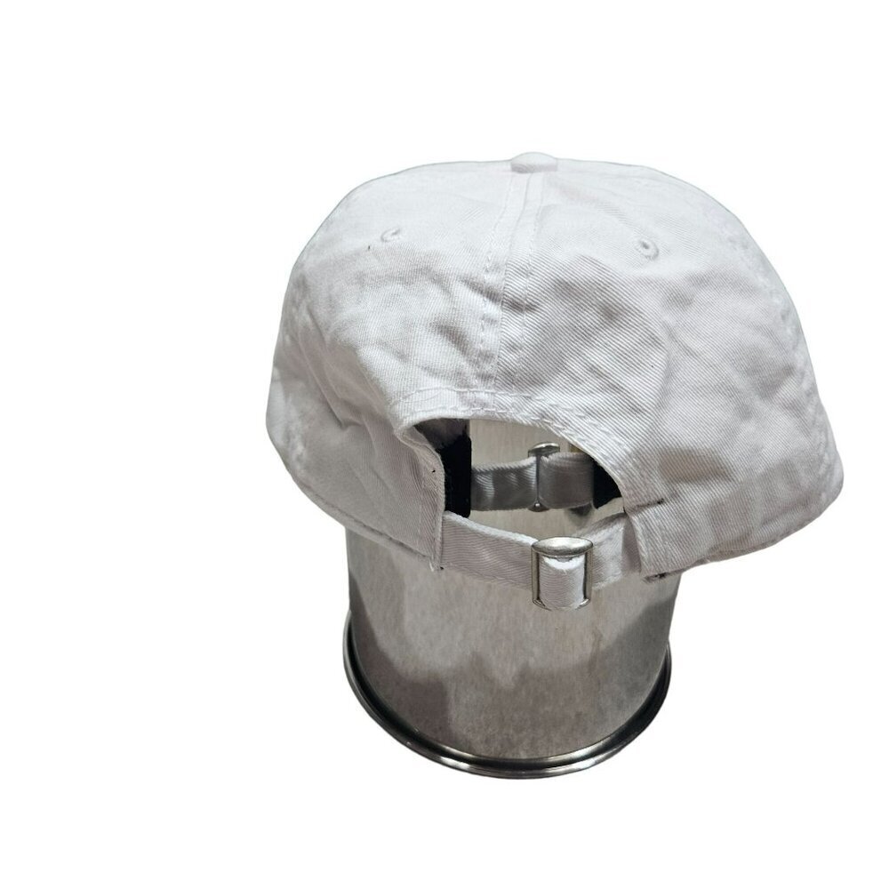 Buzz Aldrin NASA Logo White Baseball Cap Adjustable Strap Cotton Adult Space - Picture 3 of 6